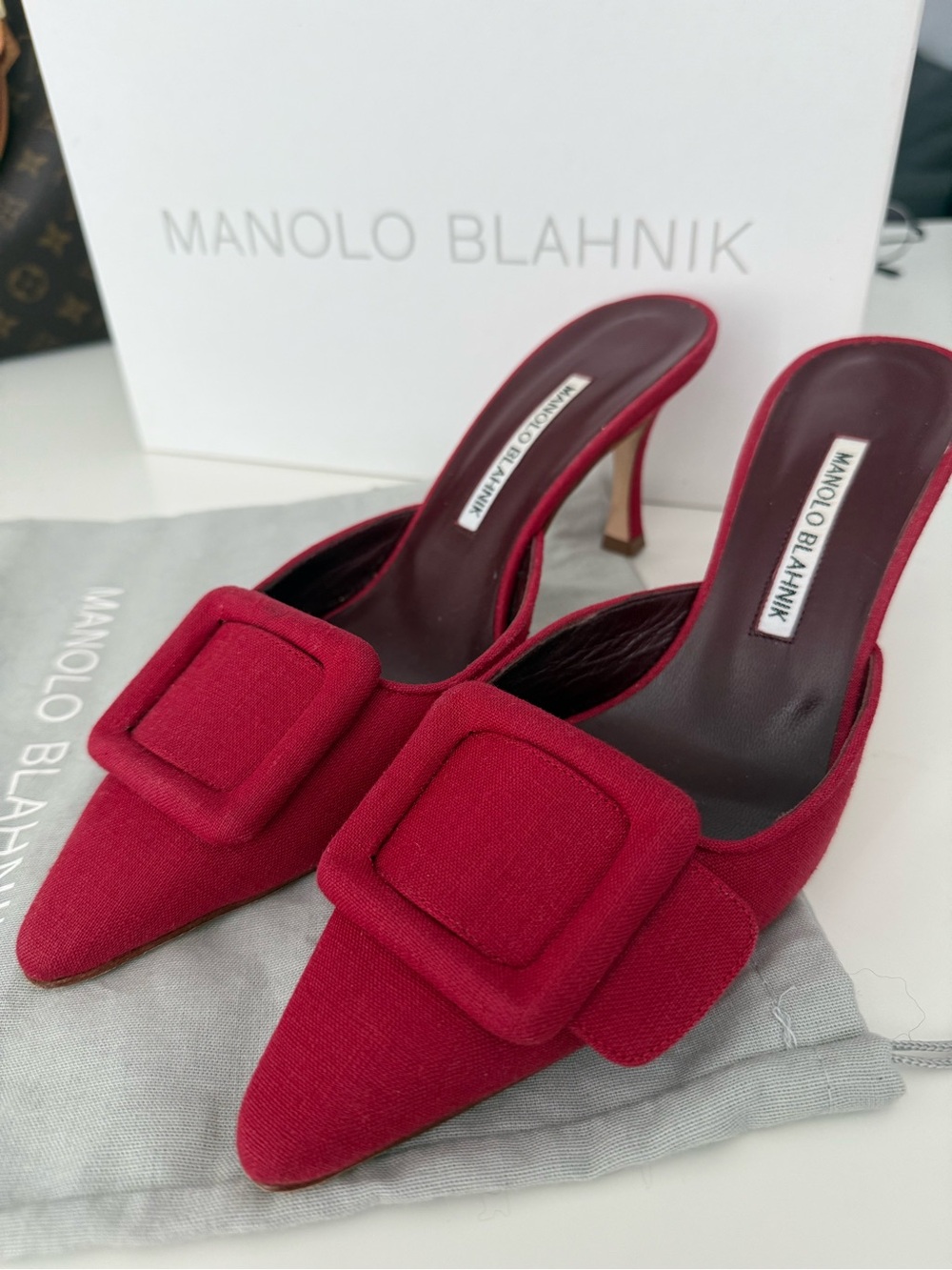 Manolo Blahnik Maysale - Red